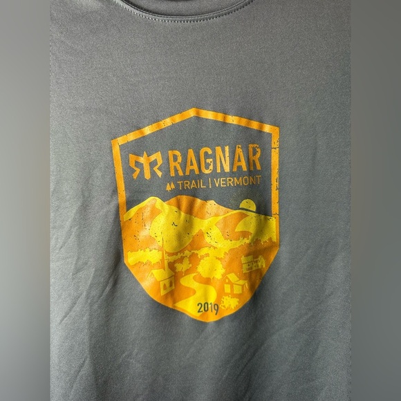 Craft Ragnar Trail Vermont 2019 Performance Tee Gray Men’s M - Picture 4 of 6
